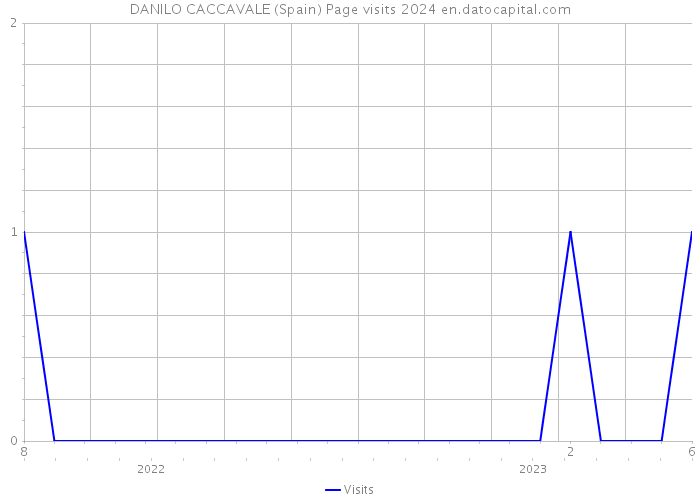 DANILO CACCAVALE (Spain) Page visits 2024 