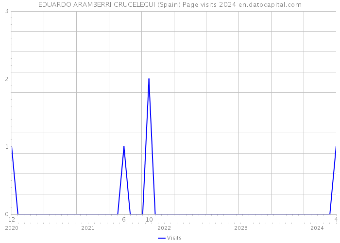 EDUARDO ARAMBERRI CRUCELEGUI (Spain) Page visits 2024 