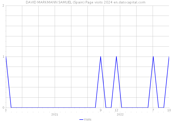 DAVID MARKMANN SAMUEL (Spain) Page visits 2024 