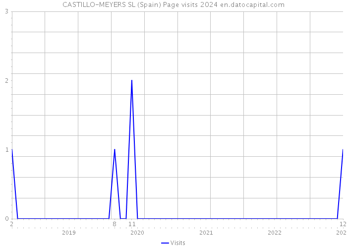 CASTILLO-MEYERS SL (Spain) Page visits 2024 