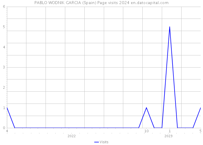 PABLO WODNIK GARCIA (Spain) Page visits 2024 