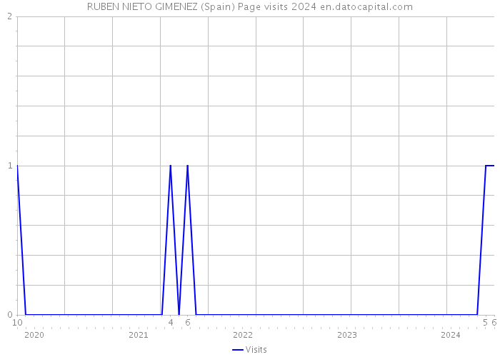 RUBEN NIETO GIMENEZ (Spain) Page visits 2024 