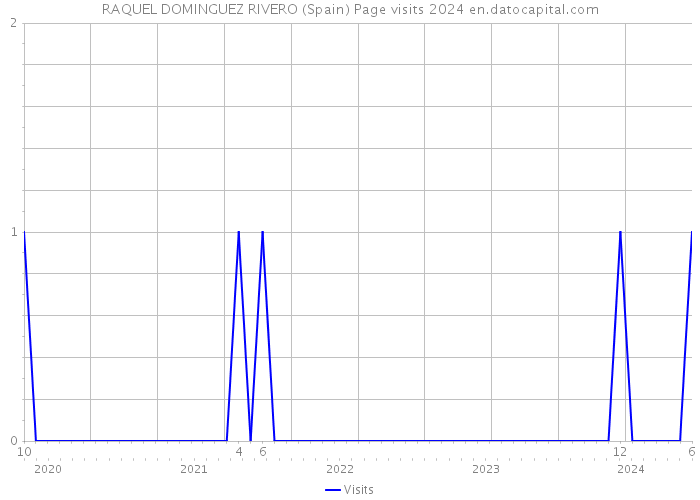 RAQUEL DOMINGUEZ RIVERO (Spain) Page visits 2024 