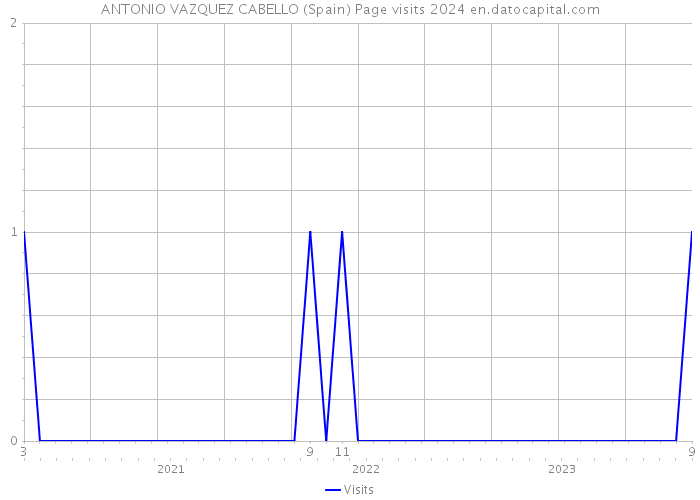 ANTONIO VAZQUEZ CABELLO (Spain) Page visits 2024 