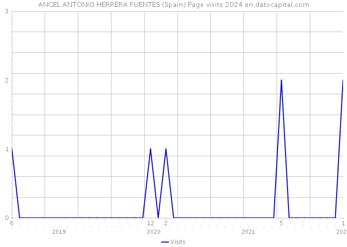 ANGEL ANTONIO HERRERA FUENTES (Spain) Page visits 2024 