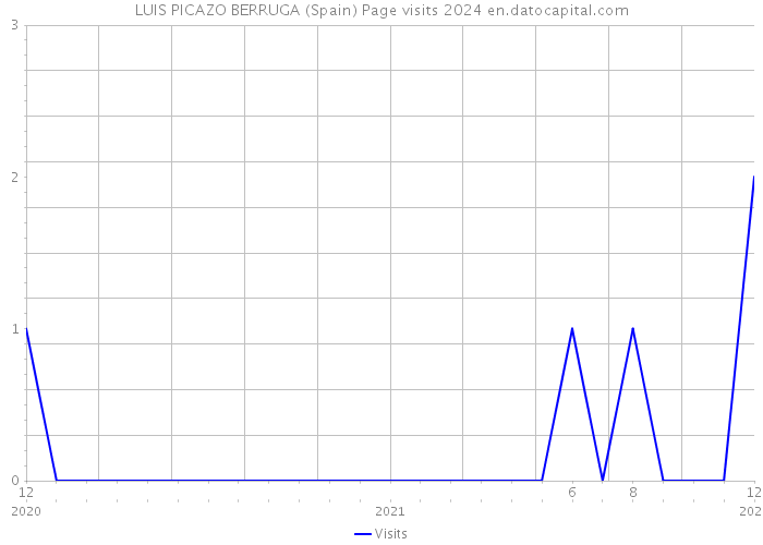 LUIS PICAZO BERRUGA (Spain) Page visits 2024 