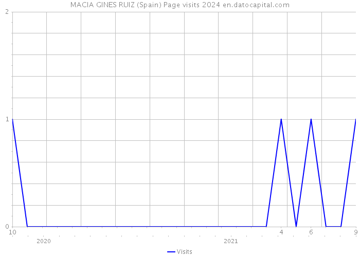 MACIA GINES RUIZ (Spain) Page visits 2024 