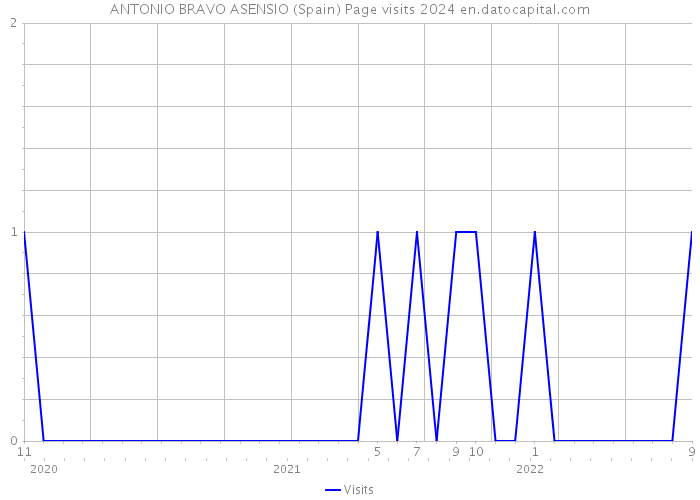 ANTONIO BRAVO ASENSIO (Spain) Page visits 2024 