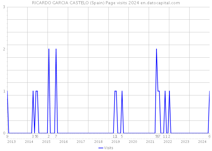 RICARDO GARCIA CASTELO (Spain) Page visits 2024 