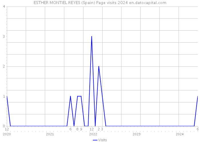 ESTHER MONTIEL REYES (Spain) Page visits 2024 