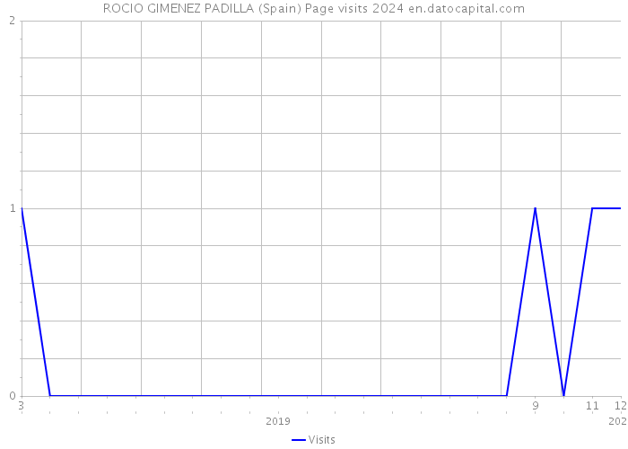 ROCIO GIMENEZ PADILLA (Spain) Page visits 2024 