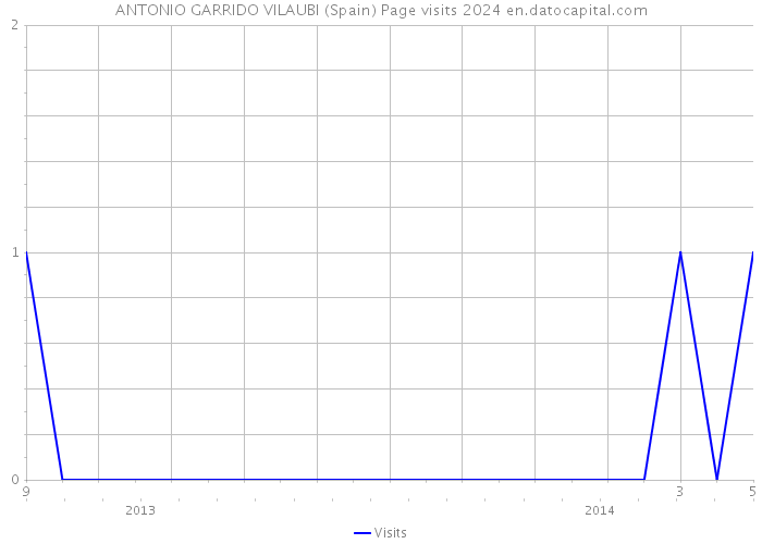 ANTONIO GARRIDO VILAUBI (Spain) Page visits 2024 