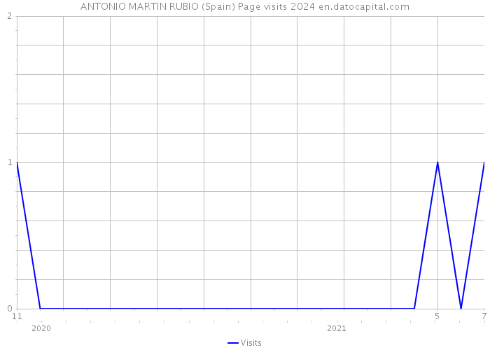 ANTONIO MARTIN RUBIO (Spain) Page visits 2024 