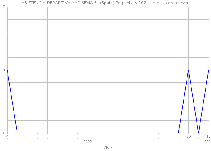 ASISTENCIA DEPORTIVA YADISEMA SL (Spain) Page visits 2024 