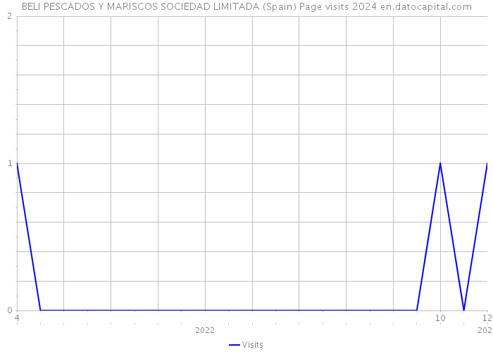 BELI PESCADOS Y MARISCOS SOCIEDAD LIMITADA (Spain) Page visits 2024 