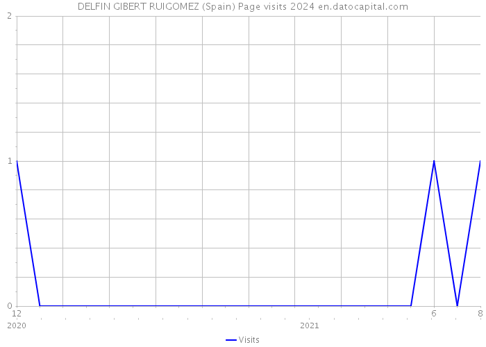 DELFIN GIBERT RUIGOMEZ (Spain) Page visits 2024 