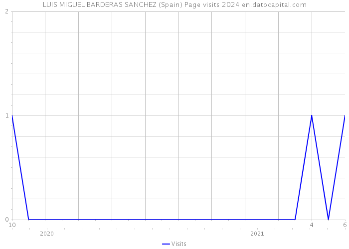 LUIS MIGUEL BARDERAS SANCHEZ (Spain) Page visits 2024 