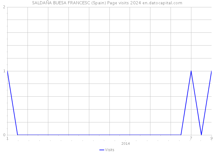 SALDAÑA BUESA FRANCESC (Spain) Page visits 2024 