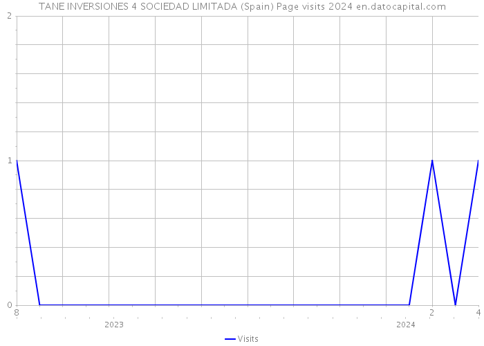 TANE INVERSIONES 4 SOCIEDAD LIMITADA (Spain) Page visits 2024 