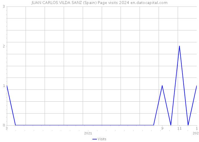 JUAN CARLOS VILDA SANZ (Spain) Page visits 2024 