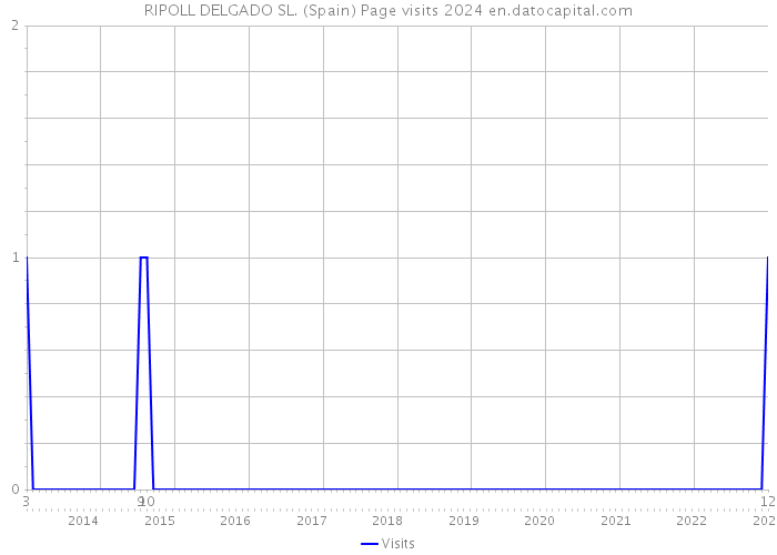RIPOLL DELGADO SL. (Spain) Page visits 2024 