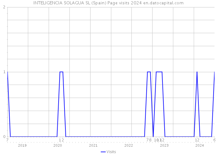 INTELIGENCIA SOLAGUA SL (Spain) Page visits 2024 