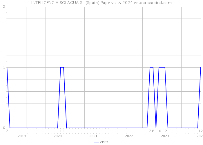 INTELIGENCIA SOLAGUA SL (Spain) Page visits 2024 