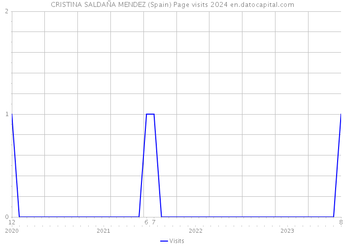 CRISTINA SALDAÑA MENDEZ (Spain) Page visits 2024 