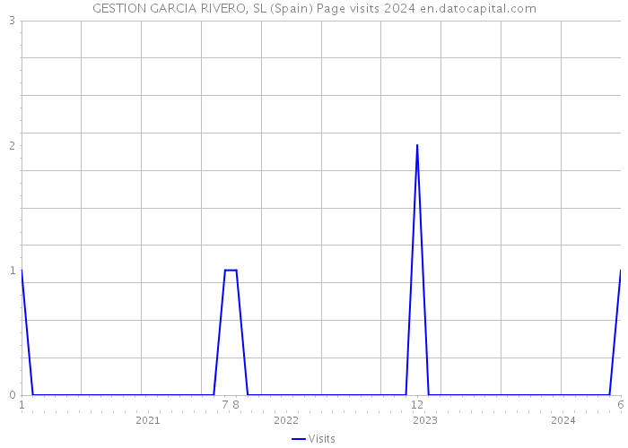 GESTION GARCIA RIVERO, SL (Spain) Page visits 2024 