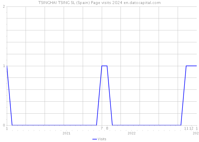 TSINGHAI TSING SL (Spain) Page visits 2024 