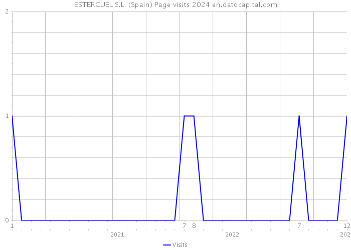 ESTERCUEL S.L. (Spain) Page visits 2024 