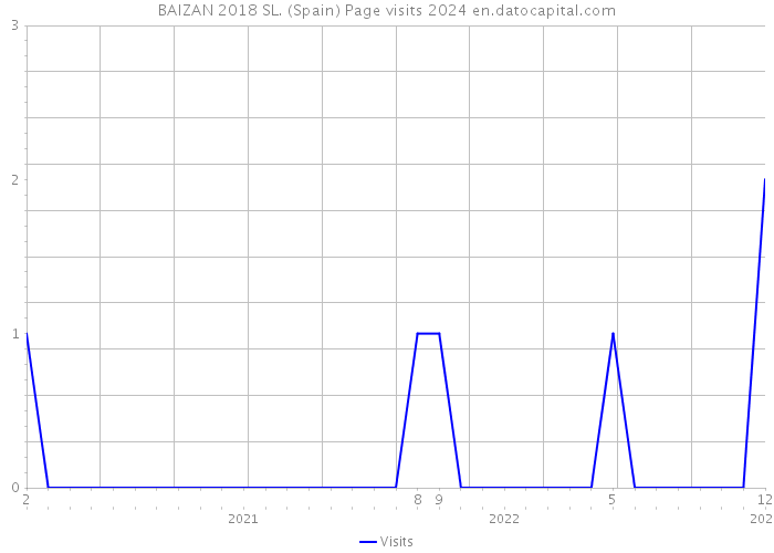 BAIZAN 2018 SL. (Spain) Page visits 2024 