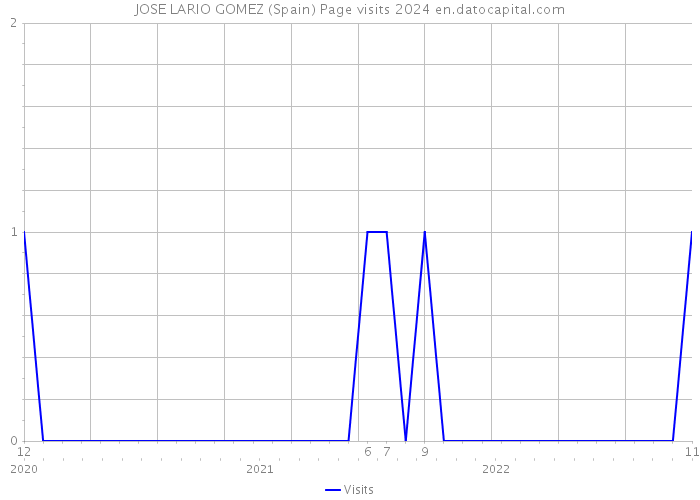 JOSE LARIO GOMEZ (Spain) Page visits 2024 