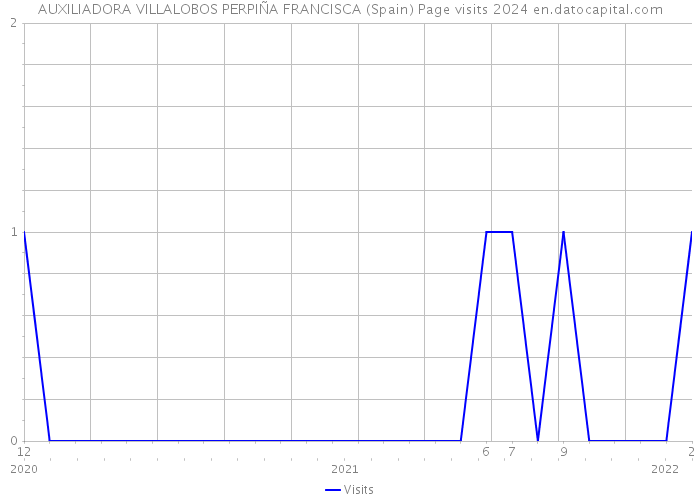 AUXILIADORA VILLALOBOS PERPIÑA FRANCISCA (Spain) Page visits 2024 