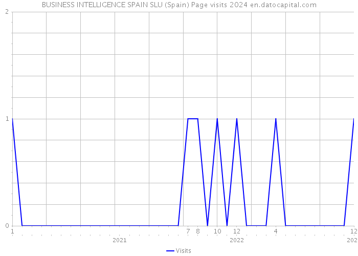 BUSINESS INTELLIGENCE SPAIN SLU (Spain) Page visits 2024 
