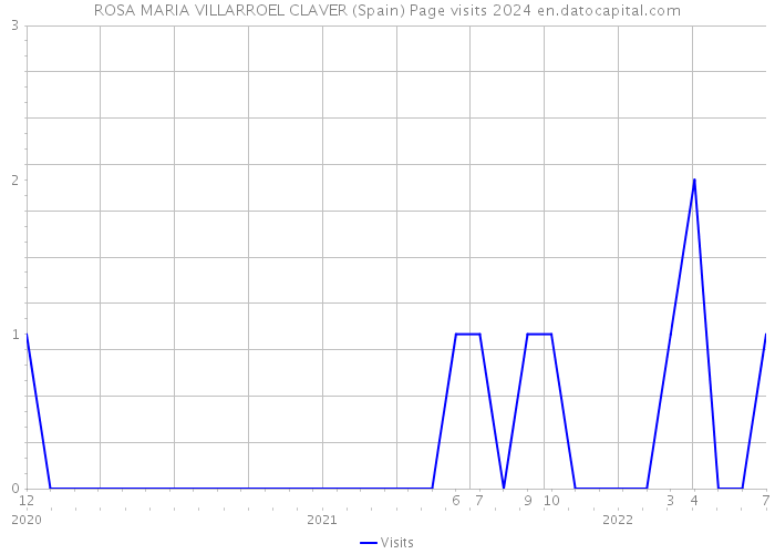 ROSA MARIA VILLARROEL CLAVER (Spain) Page visits 2024 