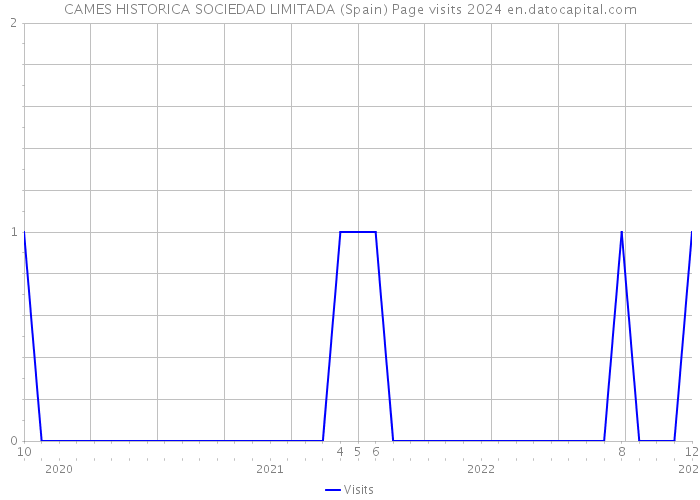 CAMES HISTORICA SOCIEDAD LIMITADA (Spain) Page visits 2024 