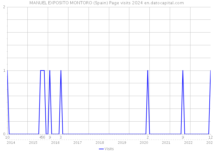 MANUEL EXPOSITO MONTORO (Spain) Page visits 2024 