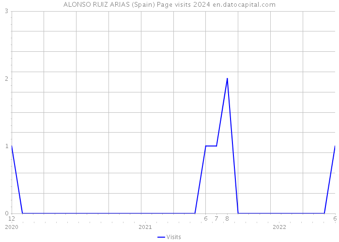 ALONSO RUIZ ARIAS (Spain) Page visits 2024 