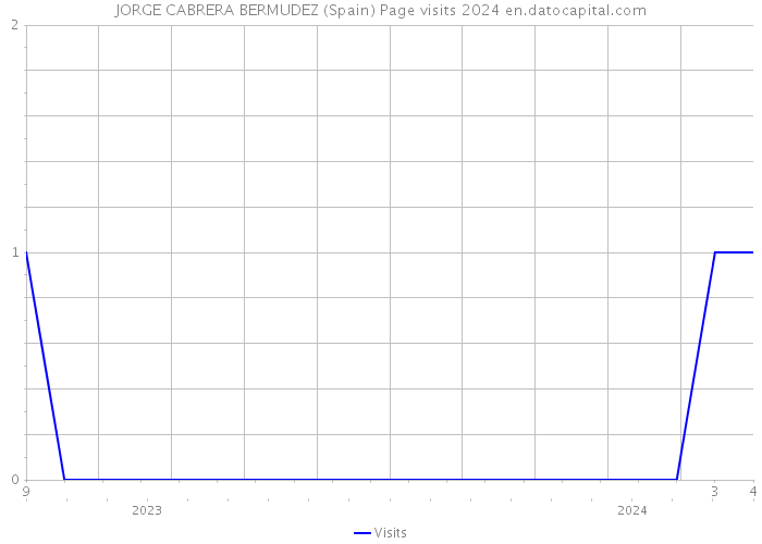 JORGE CABRERA BERMUDEZ (Spain) Page visits 2024 