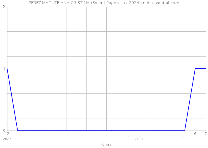 PEREZ MATUTE ANA CRISTINA (Spain) Page visits 2024 