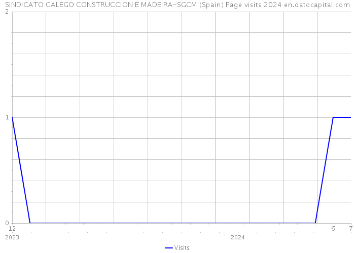 SINDICATO GALEGO CONSTRUCCION E MADEIRA-SGCM (Spain) Page visits 2024 