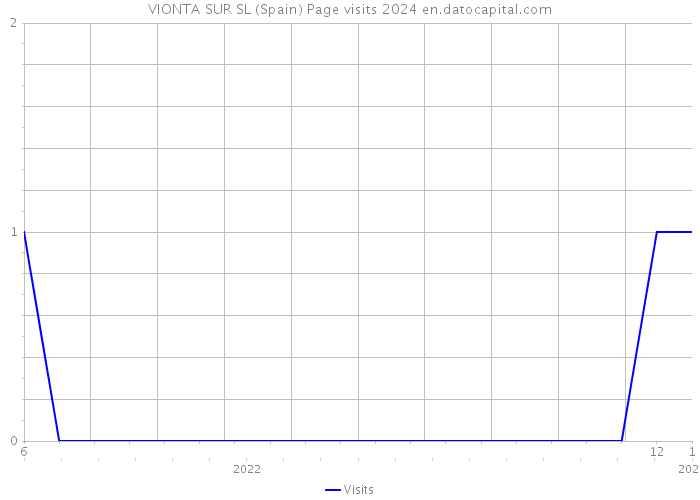 VIONTA SUR SL (Spain) Page visits 2024 
