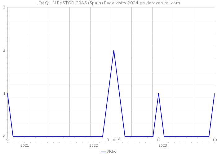 JOAQUIN PASTOR GRAS (Spain) Page visits 2024 