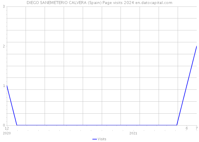 DIEGO SANEMETERIO CALVERA (Spain) Page visits 2024 