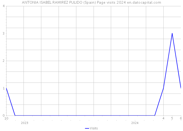 ANTONIA ISABEL RAMIREZ PULIDO (Spain) Page visits 2024 