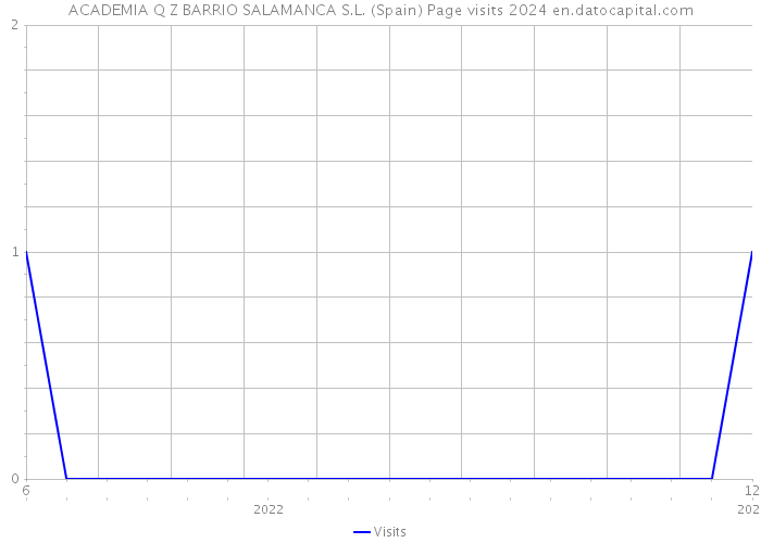 ACADEMIA Q Z BARRIO SALAMANCA S.L. (Spain) Page visits 2024 