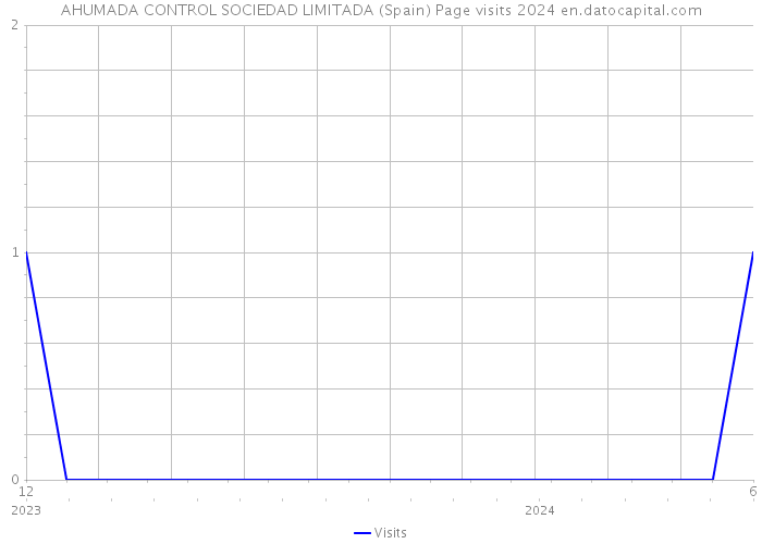 AHUMADA CONTROL SOCIEDAD LIMITADA (Spain) Page visits 2024 