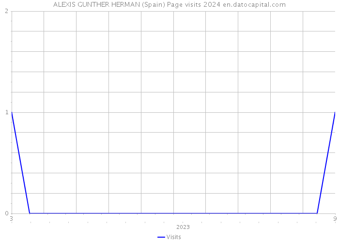 ALEXIS GUNTHER HERMAN (Spain) Page visits 2024 