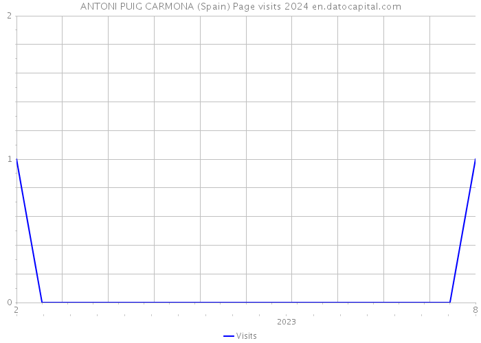 ANTONI PUIG CARMONA (Spain) Page visits 2024 